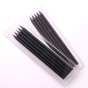 흑목원형미두연필 투명케이스5P세트